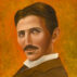 Canvas Nikola Tesla - Anneke de Lang