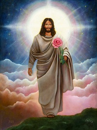 Jezus met Roos Anneke de Lang