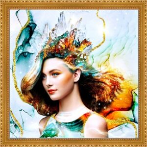 Amber-baklijst-goud