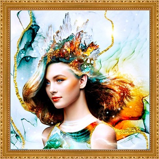 Amber-baklijst-goud Amber-baklijst-goud