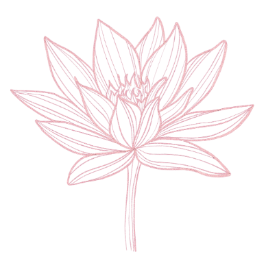 Lotus op steel roze